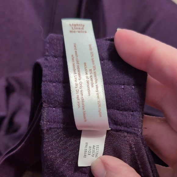 Cacique Deep Purple Bra - Picture 4 of 7